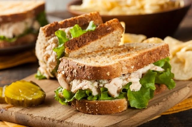Bake Chicken Sandwich.