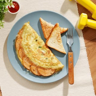Salami Omelette