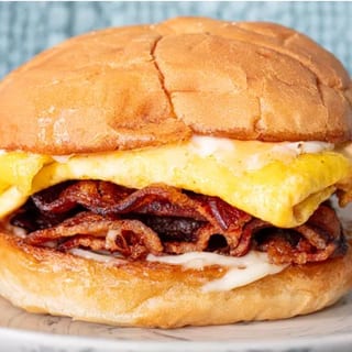 Bacon Omelette Sandwich