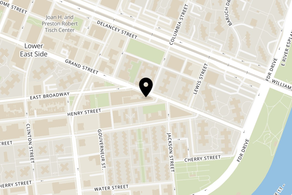 Map showing the location of El Castillo De Jagua 2 on 521 Grand St in New York